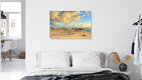 Mockup Dünenlandschaft bei Morgendämmerung auf Fuerteventura mit sanften Sandhügeln.