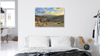 Mockup Fotokunst von Michael Valjak: Morgenstimmung über dem Mirador Astronómico de Sicasumbre