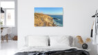 Mockup Fotokunst von Michael Valjak: Küstenweg in Ajuy auf Fuerteventura mit türkisfarbenem Meer