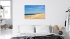 Mockup View across the dunes near Jandía on Fuerteventura, calm colors and soft shapes