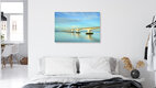 Mockup Photo art by Michael Valjak: Zeeland Bridge at dusk reflecting on calm waters