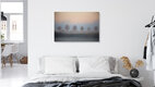 Mockup Fotokunst von Oliver Buchmann: mystische Landschaft in Nebel und Licht