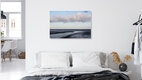 Mockup Photo art by Manuela Deigert: calm scene of a creek in the Wadden Sea at low tide