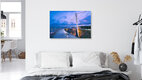 Mockup Photo art by Martin Wasilewski: Blue hour over the harbor of Sassnitz
