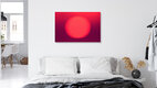 Mockup Fotokunst von Tal Paz-Fridman: sanfte Farbtöne eines Sonnenuntergangs über Tel Aviv