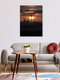 Mockup Fotokunst von Patrick Noack: sanfter Sonnenaufgang über der Stadtlandschaft