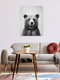 Mockup Grizzly Bear - Black & White - fotokunst von Gal Pittel