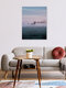 Mockup Photo art of a calm landscape in the fog of the Netherlands
