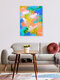 Mockup 'The Power of Faith, Abstract Watercolor Painting, Pastel Bohemian' – Wall Art by Uma Gokhale as Poster or Acrylic Glass Print