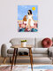 Mockup Wandbild 'Butterscotch' – Kunst von Uma Gokhale als Poster oder Acrylglasbild