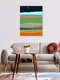 Mockup Wandbild 'Iceland, Abstract Nature Travel Landscape' – Kunst von Uma Gokhale als Poster oder Acrylglasbild