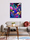 Mockup Wandbild 'Surreal Emotions, Abstract Colorful Bold Botanical Nature Garden' – Kunst von Uma Gokhale als Poster oder Acrylglasbild