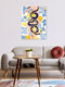 Mockup Wandbild 'Snakes & Lemons' – Kunst von Uma Gokhale als Poster oder Acrylglasbild