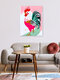 Mockup Rooster, India – wall art by Uma Gokhale as Poster or Acrylic Glass Print