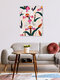 Mockup 'Pink Orchids' – Wall Art by Uma Gokhale as Poster or Acrylic Glass Print