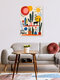 Mockup Wandbild 'Shelfie' – Kunst von Uma Gokhale als Poster oder Acrylglasbild