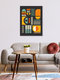 Mockup Wandbild 'Bold Bauhaus Geometric Art Print' – Kunst von Ania Więcław als Poster oder Acrylglasbild