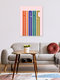 Mockup 'Retro ' – Wall Art by Ania Więcław as Poster or Acrylic Glass Print
