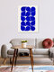 Mockup 'Minimalist Blue Design Art' – Wall Art by Ania Więcław as Poster or Acrylic Glass Print