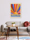Mockup 'Colorful Rays Sunshine Wall Art' – Wall Art by Ania Więcław as Poster or Acrylic Glass Print