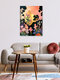 Mockup 'The Golden Mountain' – Wall Art by Uma Gokhale as Poster or Acrylic Glass Print