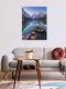 Mockup Pragser Wildsee Südtirol, Italien – Fotokunst von Achim Thomae als Poster oder Acrylglasbild