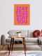Mockup 'Stay True, Stay You - Bold Retro Typography' – Wall Art by Ania Więcław as Poster or Acrylic Glass Print