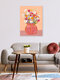 Mockup Wandbild 'Nur ein paar schöne Blumen' – Kunst von Raissa Oltmanns als Poster oder Acrylglasbild