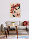 Mockup Wall art by Branka Kodžoman: soft floral motifs in pink and wine red