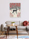 Mockup Wall art by Branka Kodžoman: fawn in a snowy setting