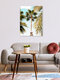 Mockup Photo art featuring gentle palm trees swaying in the breeze, evoking a relaxed summer vibe.
