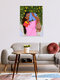 Mockup Wall art by Javiera Hernandez: joyful mother with her son holding a basket of lemons.