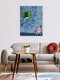 Mockup Wall art by Javiera Hernandez: soft colors and relaxed mood featuring leaves