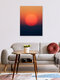 Mockup Calm photo art featuring soft colors of a sunset over the landscape.