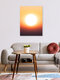 Mockup Photo art by Reiner Hofer: Abstract sunset landscape with warm colors.