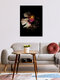 Mockup Photo art by Ramona Reimann: delicate peony on black background