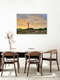 Mockup Leuchtturm auf Amrum bei Sonnenuntergang, Deutschland – Fotokunst von Michael Valjak als Poster oder Acrylglasbild