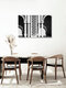 Mockup Abstract architecture in black and white, Morocco – wall art by Photolovers . as Poster or Acrylic Glass Print