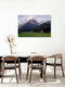 Mockup Sonnenaufgang im Villnösstal, Italien – Fotokunst von Achim Thomae als Poster oder Acrylglasbild