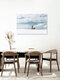 Mockup Winterlandschaft mit einsamer Hütte und Baum, Schweiz – Fotokunst von Thomas Staubli als Poster oder Acrylglasbild