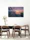Mockup Fotokunst von Achim Thomae: Sonnenuntergang am Ammersee mit ruhigem Wasser