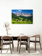 Mockup Photo art by Achim Thomae: summer landscape in Val di Funes with gentle mountains