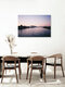 Mockup Fotokunst von Ben Hammer: Sonnenuntergang über dem Rhein in Köln
