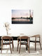 Mockup Fotokunst von Ben Hammer: Perspektive der Kölner Skyline unter analogem Licht