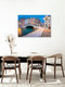 Mockup Fotokunst von Martin Wasilewski: ruhige blaue Stunde über Venedigs Kanälen