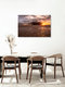 Mockup Photo art by Achim Thomae: sunset over the Wadden Sea in Sankt Peter-Ording