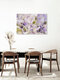 Mockup Fotokunst von Nadja Jacke: Doppelbelichtung von lila Hortensienblüten.