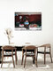 Mockup Wall art of an elderly woman selling fresh vegetables at a market in the Philippines