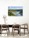 Mockup Photo art by Michael Valjak: Burg Katz and the Rhine Loop near Sankt Goarshausen