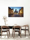Mockup Photo art by Norbert Gräf: calm morning scene in Ghent, long exposure.